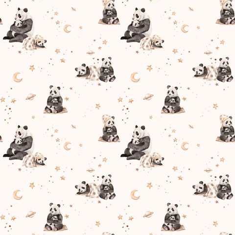 SEW MANY ANIMALS - PANDAS CREAM
