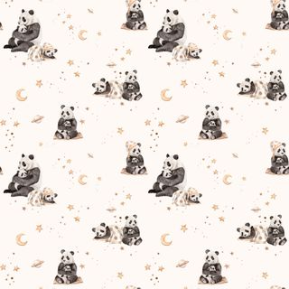 SEW MANY ANIMALS - PANDAS CREAM