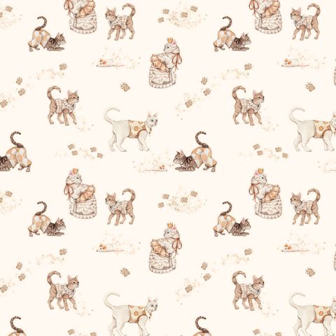 SEW MANY ANIMALS - CATS CREAM