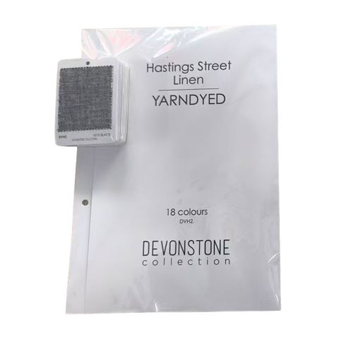 SAMPLE CARD HASTING STREET LINEN YARN DYED + CARD