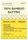 BATTING BAMBOO 100% 254CM 150GSM 15MT