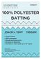 BATTING POLYESTER 100% 254CM 150GSM 15MT