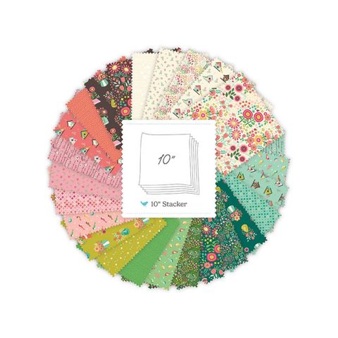 AVIARY 10 INCH STACKER, 42 PCS.