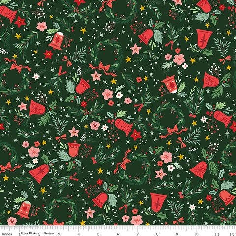 CAROL BERRIES AND BOUGHS WOODLAND SPARKLE