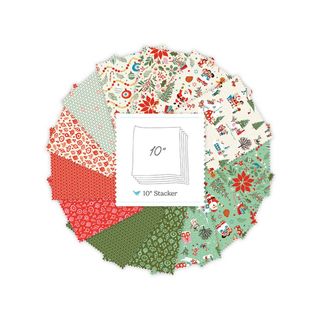 CHRISTMAS CHEER 10 INCH STACKER, 42 PCS.