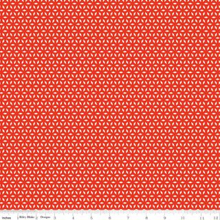 CHRISTMAS CHEER SNOWFLAKE DOILY RED