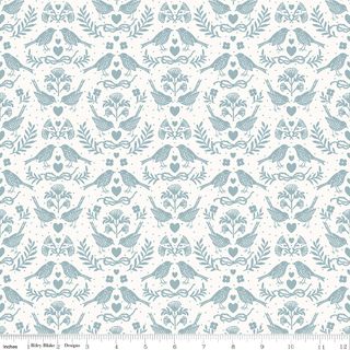 LITTLE GARDEN PATH BIRDS BLUE