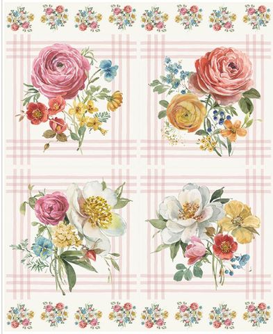 LITTLE GARDEN PATH 35 1/2" X 43 1/2" PILLOW PANEL