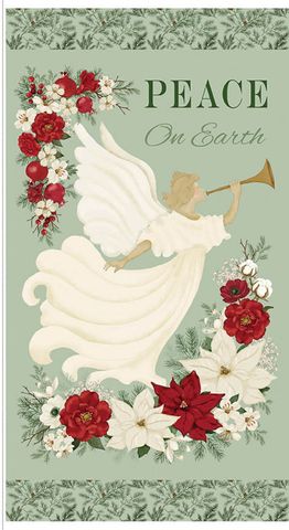 PEACE ON EARTH 24" X 35 1/2" PANEL