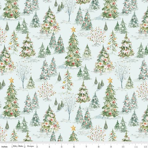 SANTA'S FAIR FOREST BLUE