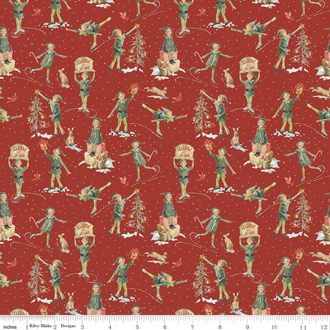 SANTA'S FAIR ELVES RED