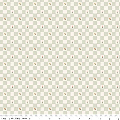 SILLY GOOSE CHECKERBOARD GREEN