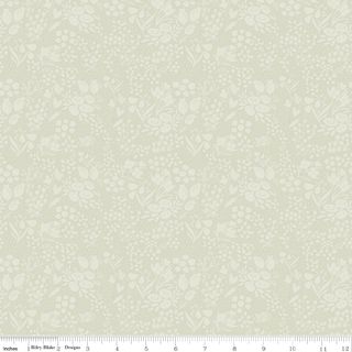 SILLY GOOSE TONAL FLORAL GREEN