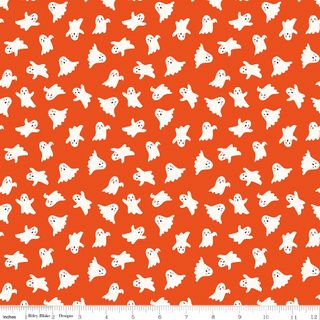 VINTAGE BOO GHOSTS ORANGE
