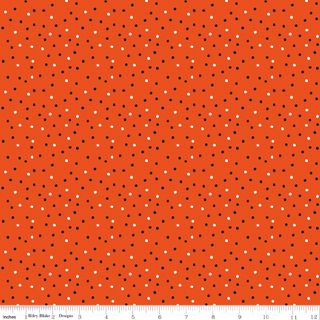 VINTAGE BOO DOTS ORANGE