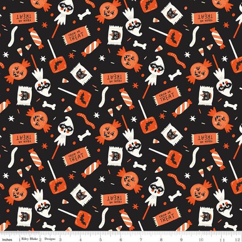 VINTAGE BOO MAIN CANDY BLACK GLOW IN THE DARK