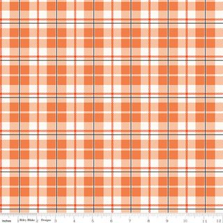 VINTAGE BOO PLAID PUMPKIN