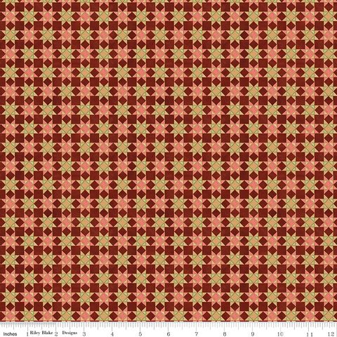 WADDLE'S CHRISTMAS QUILT BLOCKS DAHLIA