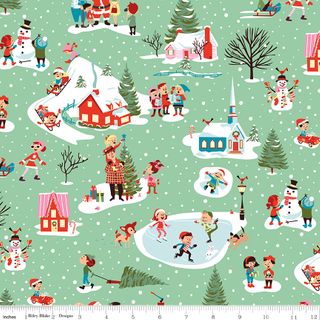 CHRISTMAS CHEER MAIN GREEN