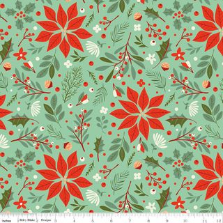 CHRISTMAS CHEER CHRISTMAS FLORAL GREEN