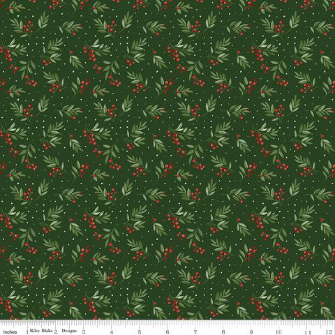 PEACE ON EARTH TOSSED BERRIES FOREST