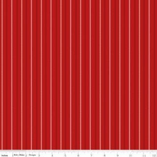 PEACE ON EARTH STRIPES RED