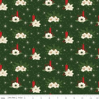 PEACE ON EARTH CANDLE FLOWERS FOREST