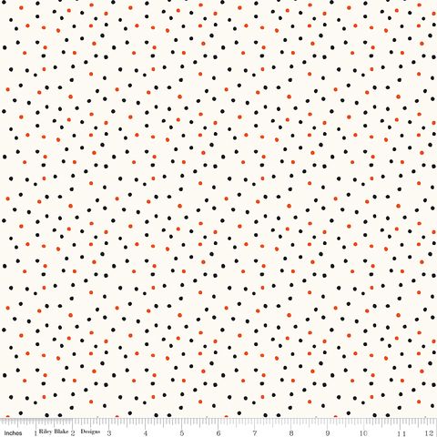 VINTAGE BOO DOTS VINTAGE WHITE
