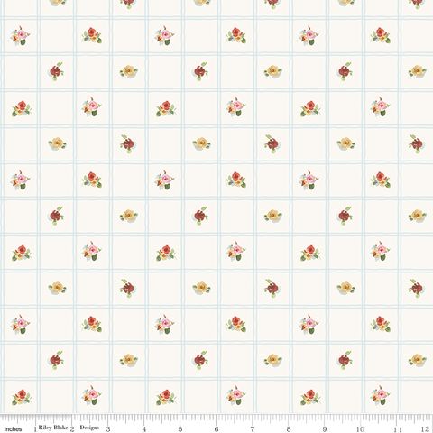 LITTLE GARDEN PATH GRID BLUE