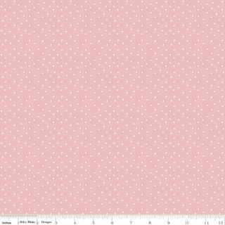 LITTLE GARDEN PATH 107/108" WIDE BACK DOTS PINK
