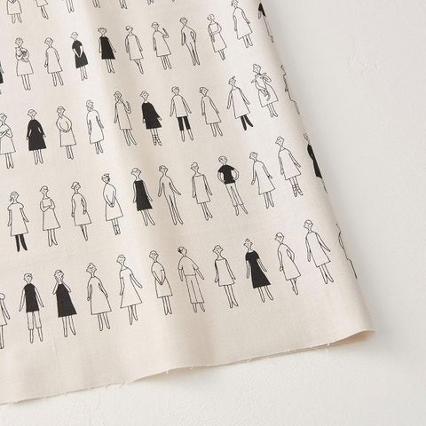 100 NEE-SAN LADIES & GENTS FABRIC - PALE GRAY