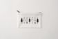 100 NEE-SAN LADIES PRE SEWN ZIPPER POUCH WHITE