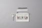 100 NEE-SAN LADIES PRE SEWN ZIPPER POUCH WHITE