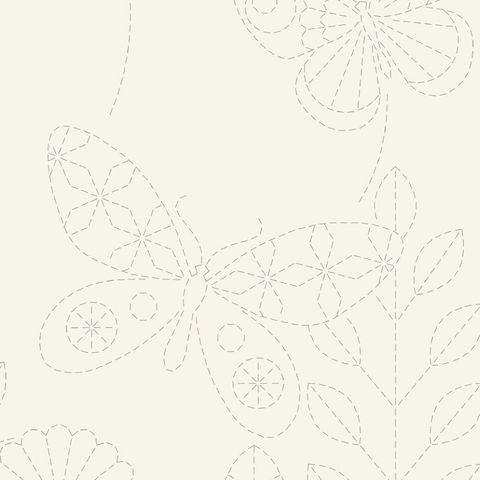 SASHIKO PANEL BUTTERLIES
