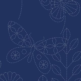SASHIKO PANEL BUTTERLIES