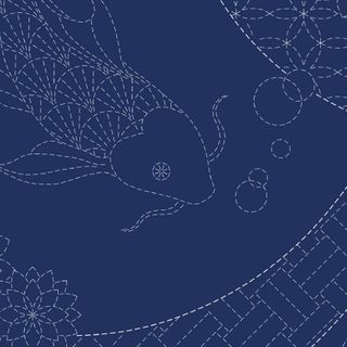 SASHIKO PANEL KOI