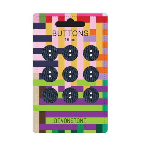 BUTTONS DENIM 16MM 9 ON