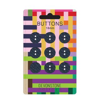 BUTTONS DENIM 16MM 9 ON