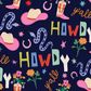 SR HOWDY YALL NAVY 100% COTTON CANVAS 210GSM 148CM