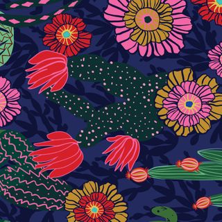 SR PRICKLY SITUATION MORNING 100% COTTON CANVAS 21