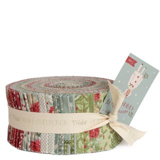 #TILDA MERRY LITTLE CHRISTMAS FABRIC ROLL 2.5" ROL
