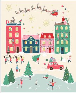MAKE MERRY 35 1/2" X 43 1/2" PANEL