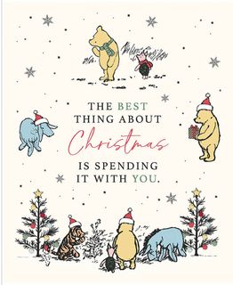 WINNIE-THE-POOH CHRISTMAS 35 1/2" X 43 1/2" CHRIST