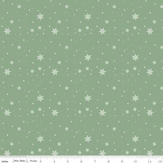 WINNIE-THE-POOH CHRISTMAS SNOWFLAKES GREEN