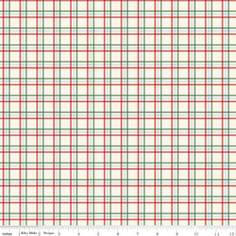 WINNIE-THE-POOH CHRISTMAS PLAID MULTI