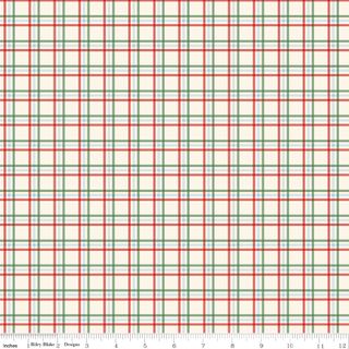 WINNIE-THE-POOH CHRISTMAS PLAID MULTI