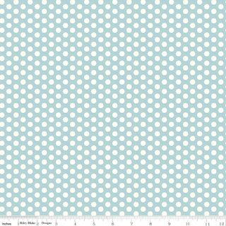 DIARY IN STITCHES DOTS BLUE