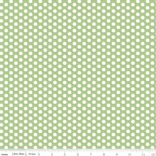 DIARY IN STITCHES DOTS GREEN