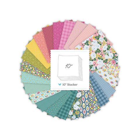 FLUTTER & BLOOM 10" STACKER 42 PCS