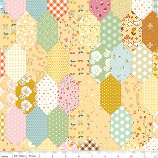 DIARY IN STITCHES HEXIES YELLOW